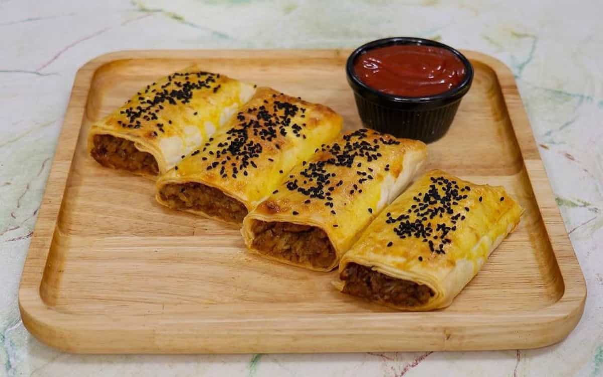 طرز تهیه اسپرینگ رول سیب زمینی