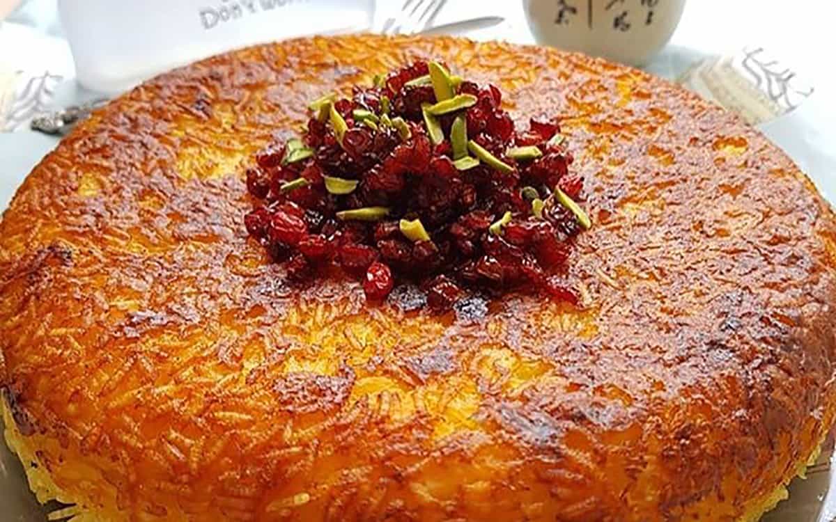 طرز تهیه ته چین خورش قیمه