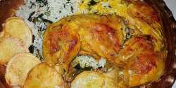 طرز تهیه والک پلو خوشمزه با مرغ زعفرانی به روش تهرانی