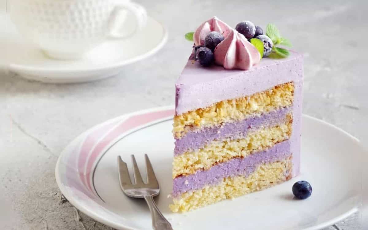 طرز تهیه کیک بلوبری