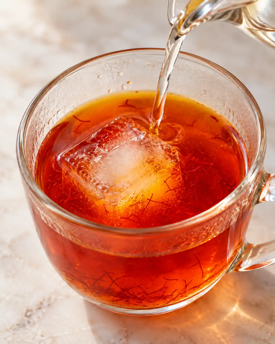 چگونه زعفران را دم کنیم؟ مقدار آب، یخ و زمان دقیق