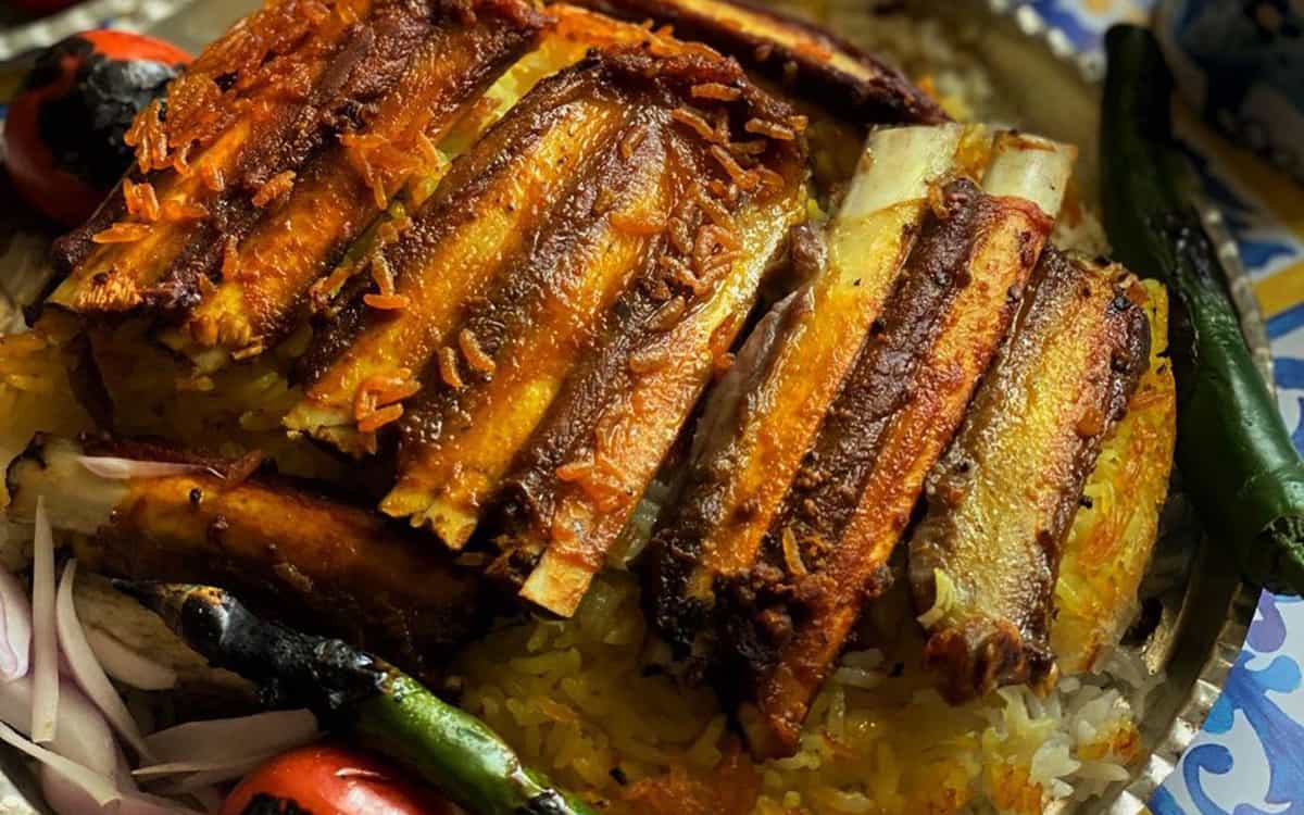 طرز تهیه دنده پلو