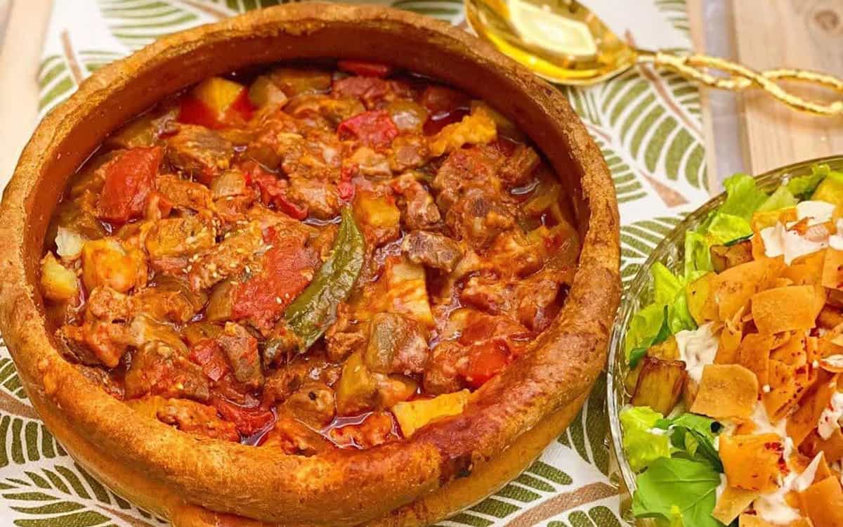 طرز تهیه خوراک گوشت ترکیه ای
