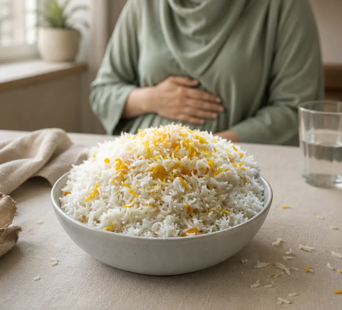 درمان مسمومیت با برنج مانده