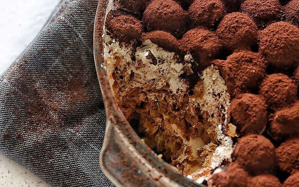 طرز تهیه تیرامیسو با نان سوخاری
