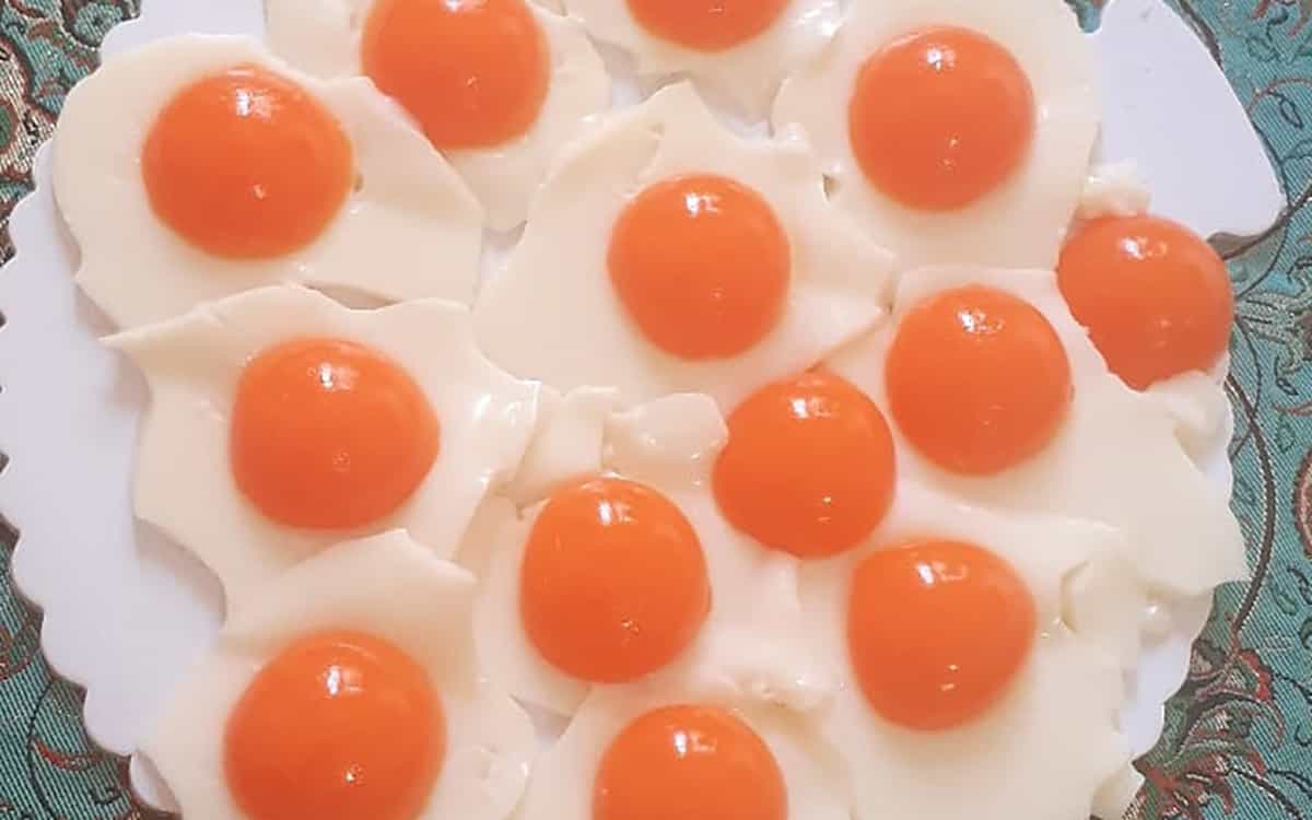طرز تهیه ژله نیمرو
