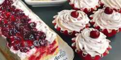 طرز تهیه کاپ کیک آلبالو خوشمزه و مخصوص به روش قنادی