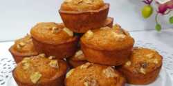 طرز تهیه کاپ کیک هویج و گردو خوشمزه به روش قنادی