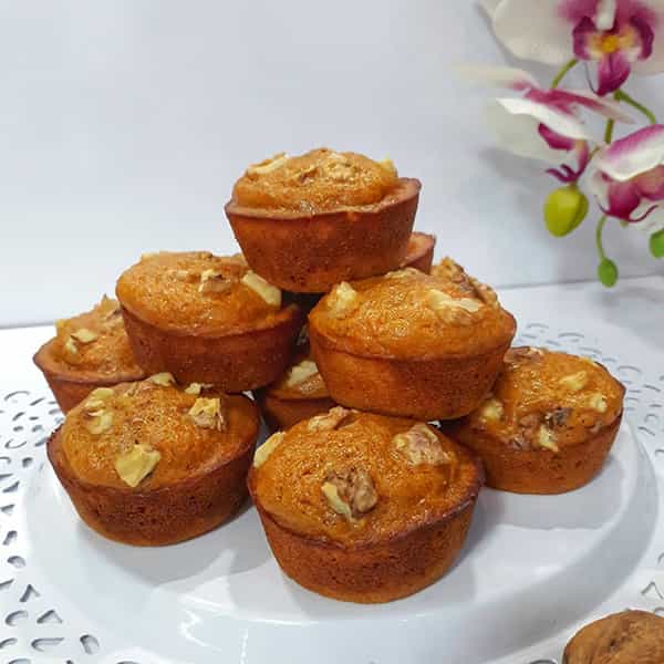 طرز تهیه کاپ کیک هویج و گردو