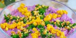 طرز تهیه سالاد کلم بنفش خوشمزه و رستورانی به روش ترکیه ای