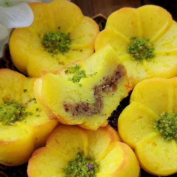 طرز تهیه خاگینه مغز دار گل