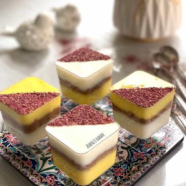 طرز تهیه مشکوفی دو رنگ