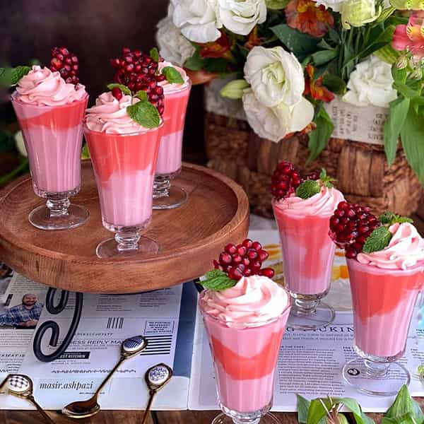 طرز تهیه موس انار