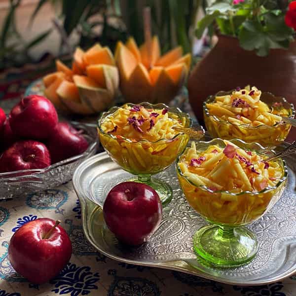 طرز تهیه فالوده سیب