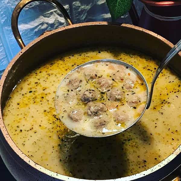 طرز تهیه سوپ رشته با کوفته قلقلی