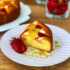 طرز تهیه کیک توت فرنگی فلت خوشمزه به روش کافی شاپی