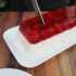 طرز تهیه دسر توت فرنگی خوشمزه با خامه به صورت ژله ای