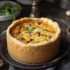 طرز تهیه کیش قارچ و ژامبون خوشمزه و مخصوص برای صبحانه