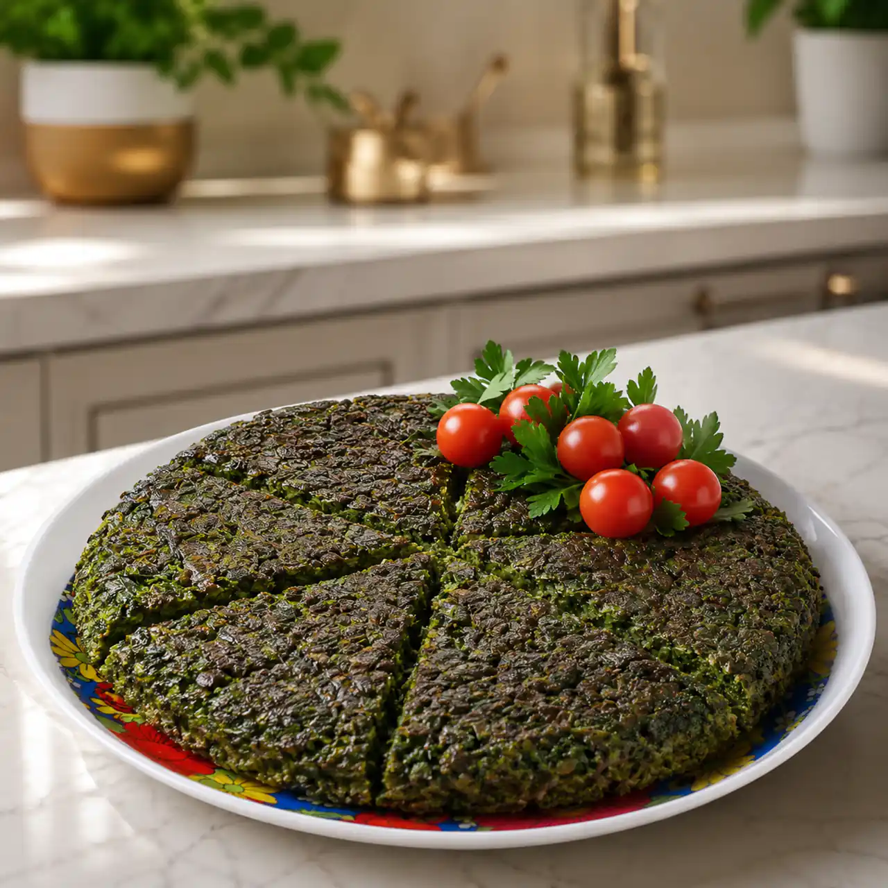طرز تهیه کوکو سبزی دونفره ضخیم مرحله به مرحله در فر شمالی با سیب زمینی با ماست برای ۶ نفر xvc jidi sfcd
