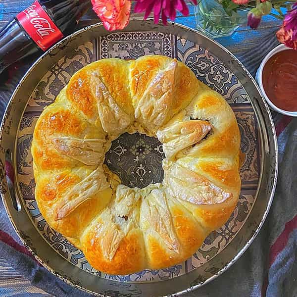 طرز تهیه پیراشکی گل