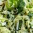 طرز تهیه سالاد کلم و گشنیز خوشمزه و مجلسی به صورت رژیمی