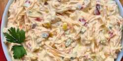 طرز تهیه سالاد ماست و سبزیجات خوشمزه با سس مخصوص