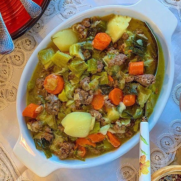 طرز تهیه خوراک تره فرنگی