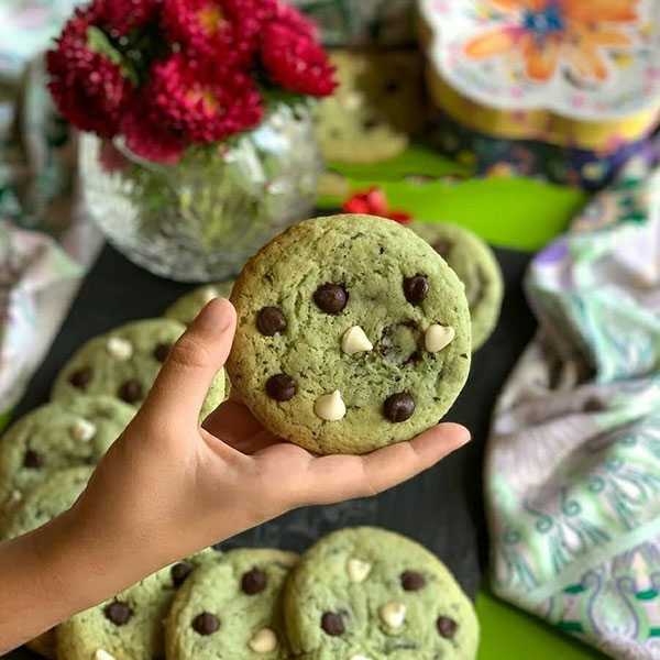 طرز تهیه کوکی نعنایی