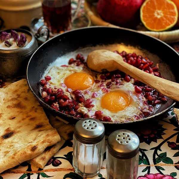 طرز تهیه املت انار