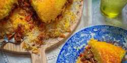 طرز تهیه ته چین هویج پلو خوشمزه و مخصوص رستورانی