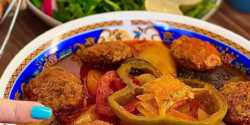 طرز تهیه یتیمچه تبریزی خوشمزه با سیب زمینی و گوشت