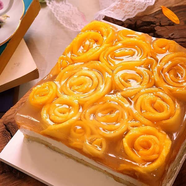 طرز تهیه چیز کیک انبه