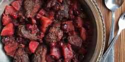 طرز تهیه خورش سیب و آلبالو خوشمزه و مخصوص تهرانی