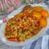 طرز تهیه پلو جعفری خوشمزه و مخصوص زعفرانی با گوشت مرغ