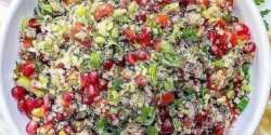 طرز تهیه سالاد مدیترانه ای خوشمزه و سالم به صورت رژیمی