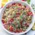 طرز تهیه سالاد مدیترانه ای خوشمزه و سالم به صورت رژیمی