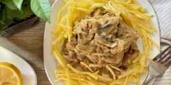 طرز تهیه سویا استراگانوف خوشمزه و مخصوص به صورت رژیمی