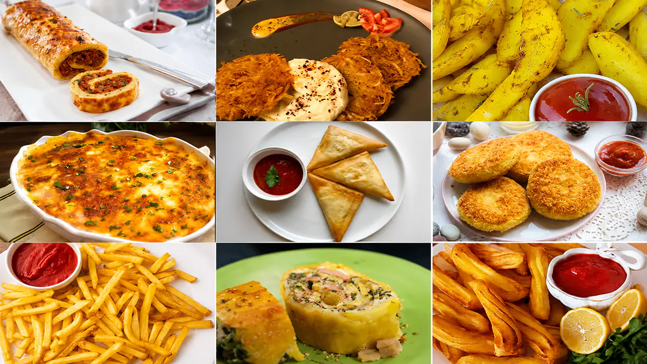 غذا با سیب زمینی