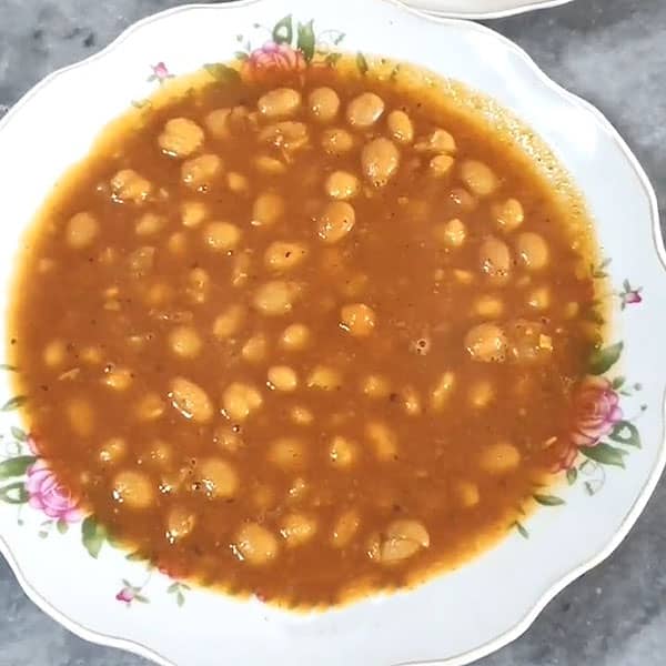 طرز تهیه خوراک لوبیا گرم