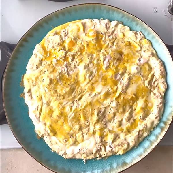 طرز تهیه نیمرو خامه ای