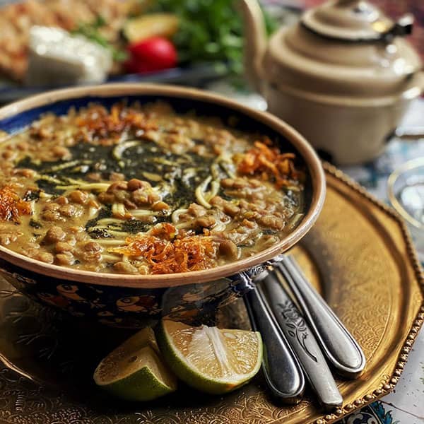 طرز تهیه رشته عدسی