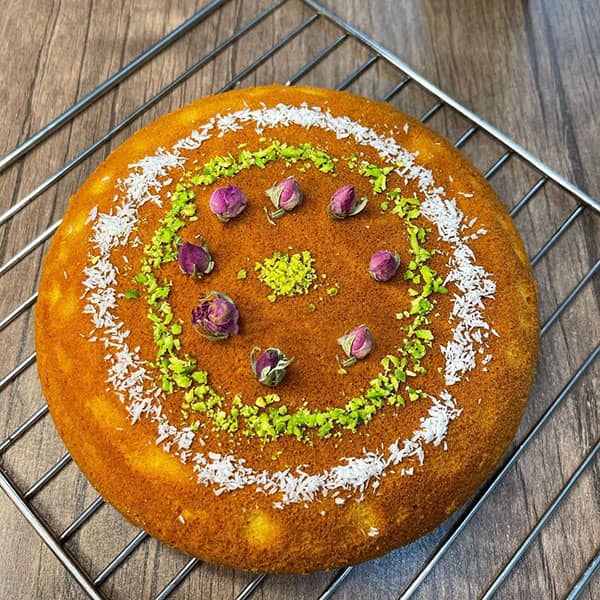 طرز تهیه کیک زعفرانی تابه ای