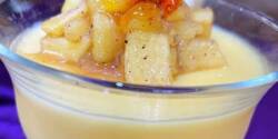 طرز تهیه دسر سیب خوشمزه و لاکچری با شیر و دارچین