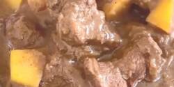 طرز تهیه قلیه لری خوشمزه و ساده با گوشت و سیب زمینی