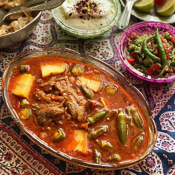 طرز تهیه آبگوشت بامیه ایلامی