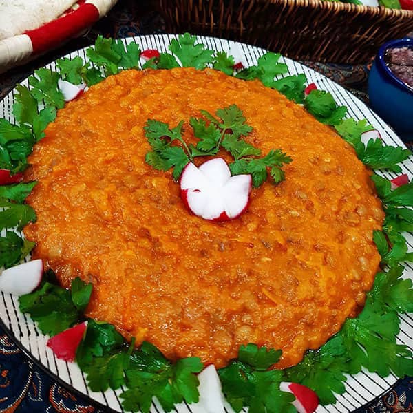 طرز تهیه خوراک کدو حلوایی و عدس