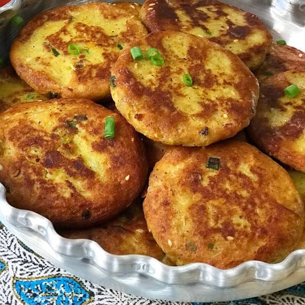 طرز تهیه کوکو سیب زمینی با شیر
