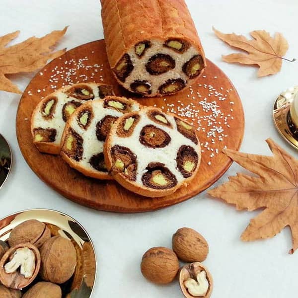 طرز تهیه نان صبحانه پلنگی