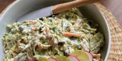 طرز تهیه سالاد کول اسلاو یا کلم هلندی به روش مجلسی