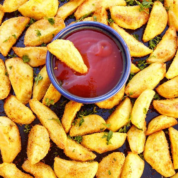 طرز تهیه سیب زمینی سوخاری رژیمی